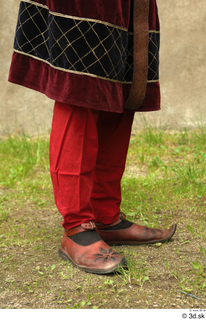  Photos Medieval Counselor in cloth uniform 1 Medieval Clothing Red trousers Royal counselor lower body 0008.jpg